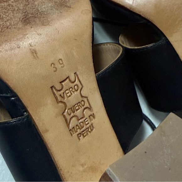 FORTRESS OF INCA Ellie Leather Heels - Picture 11 of 13